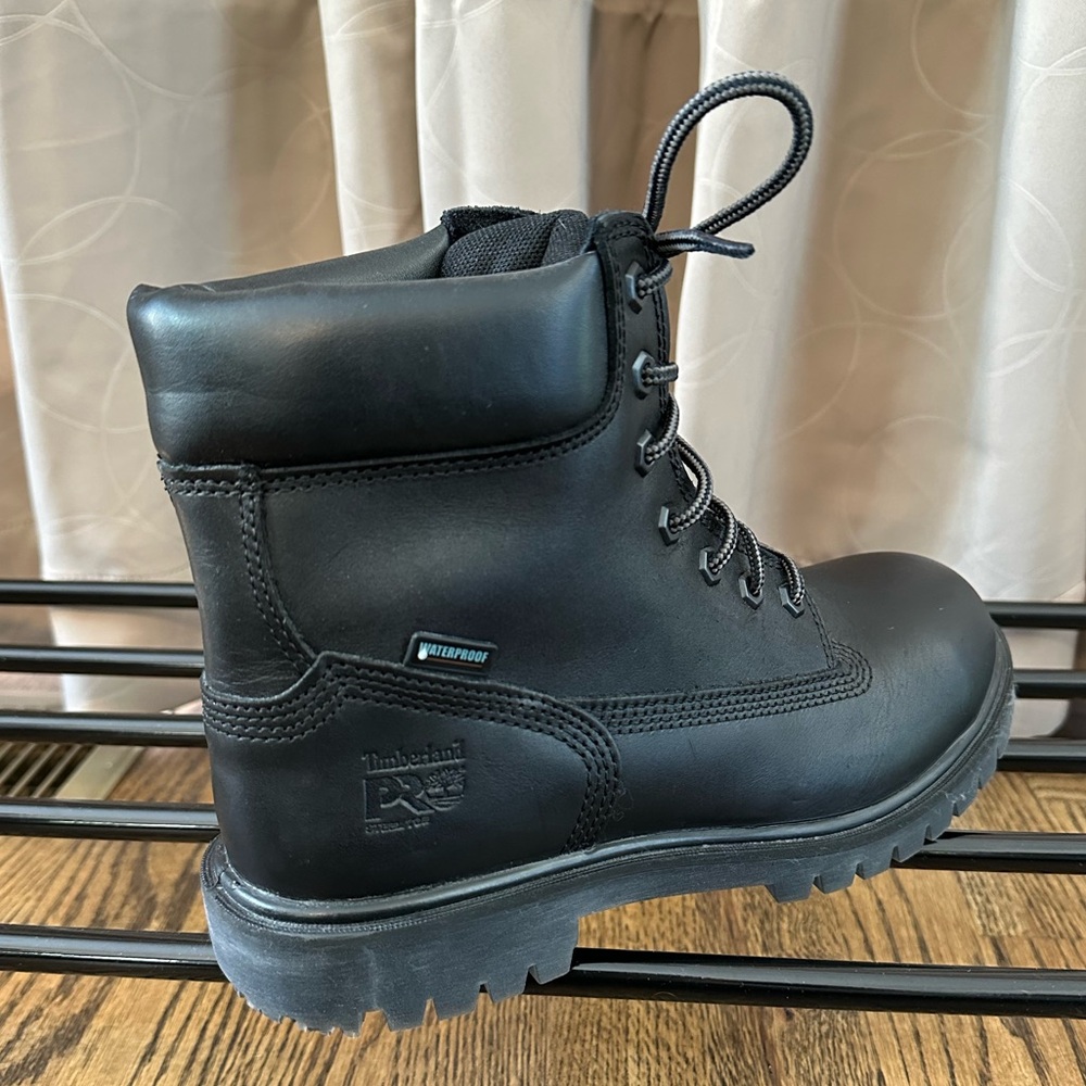 Timberland PRO Black Lace Up Boots - Picture 3 of 6